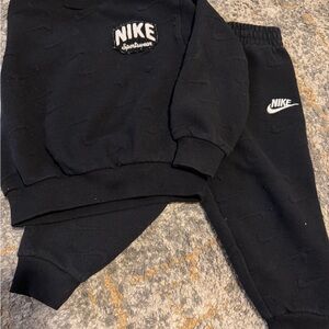 Nike Kids Black Jogger Set